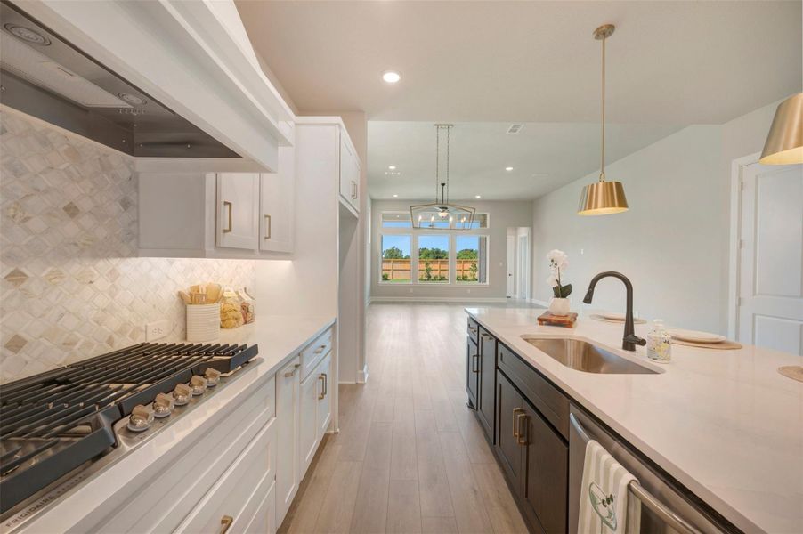 Furnished interior view inside a new home in Grange - Reserve Collection, Katy (Image 8).