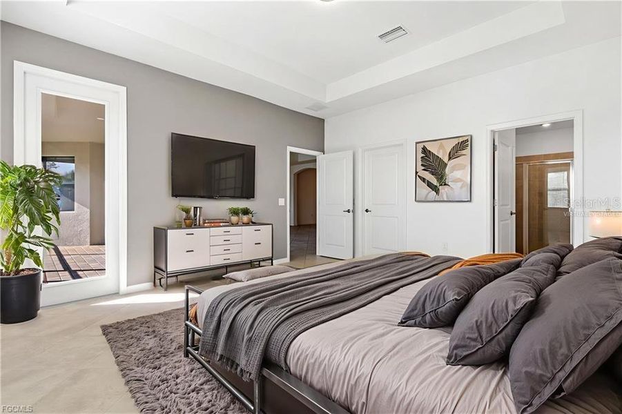 Furnished interior view inside a new home in , Fort Myers (Image 15).