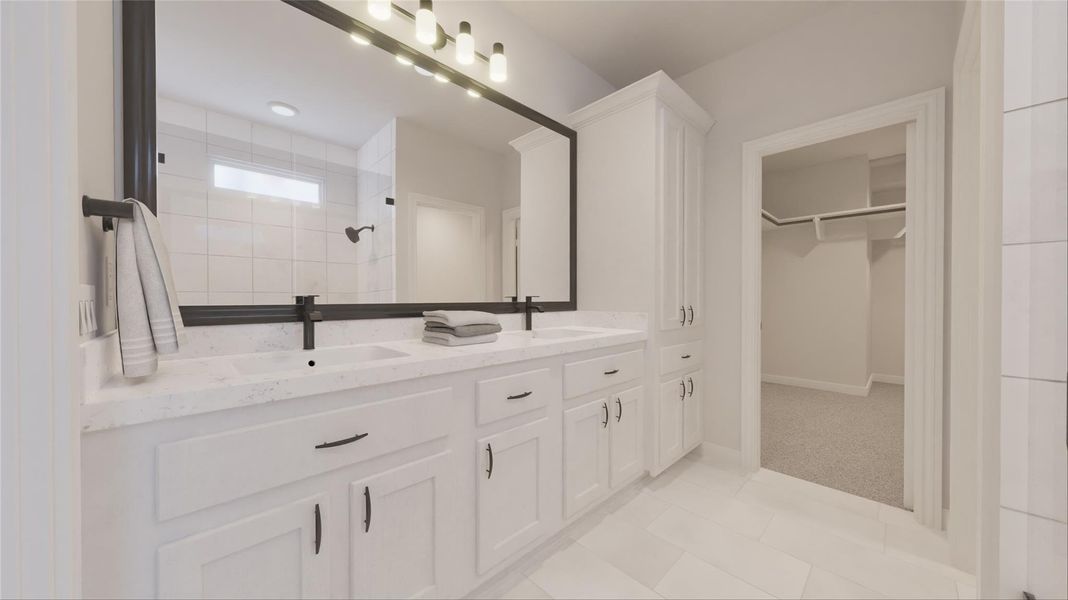 Furnished interior view inside a new home in The Porch at Du Pre, Buda (Image 8).