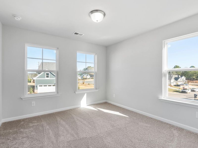 Representative unfurnished interior of a home built from the The Danbury C by Davidson Homes LLC in Melody Lakeside Estates, Buford (Image 31). Representative unfurnished interior of a home built from the The Danbury C by Davidson Homes LLC in Melody Lakeside Estates, Buford (Image 31).