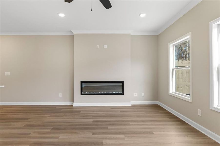 Spacious, unfurnished interior of a new home in River Walk Place, Lawrenceville (Image 11).