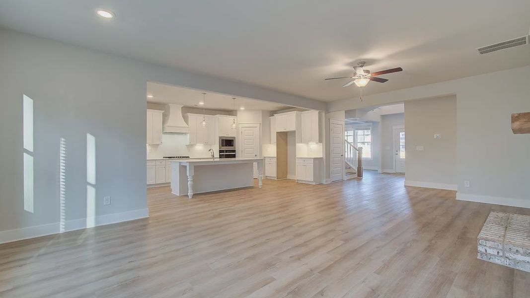 Representative furnished interior of a home built from the Lauren II by DRB Homes in Saddleridge, Senoia (Image 17). Representative furnished interior of a home built from the Lauren II by DRB Homes in Saddleridge, Senoia (Image 17).