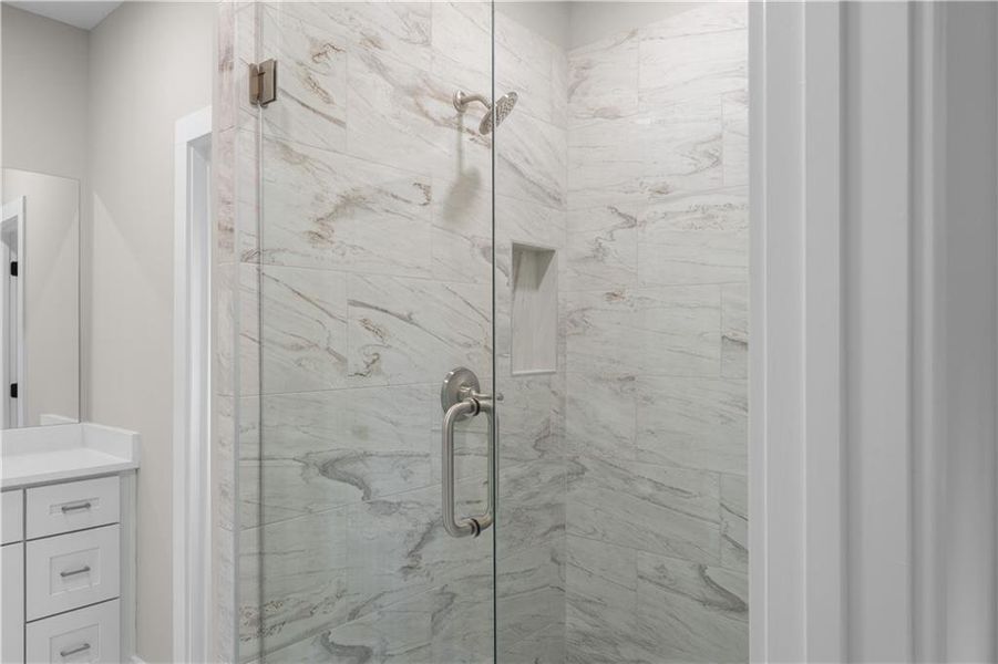 Close-up of interior finishes inside a home in , Lilburn (Image 21).