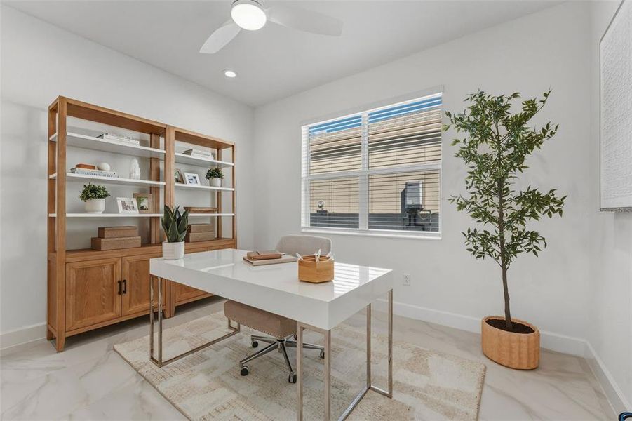 Furnished interior view inside a new home in Valencia Ridge, Wesley Chapel (Image 13).