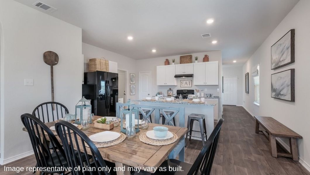 Furnished interior view inside a new home in Blue Ridge Ranch, San Antonio (Image 8).