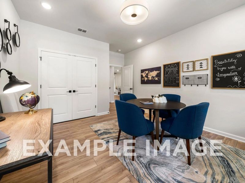 Representative furnished interior of a home built from the The Hickory B by Davidson Homes LLC in Melody Lakeside Estates, Buford (Image 29).