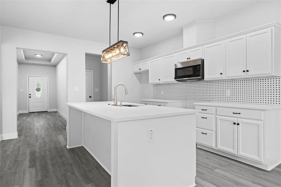 Furnished interior view inside a new home in , Dallas (Image 7).