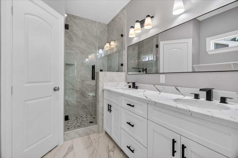 Furnished interior view inside a new home in , Houston (Image 16).