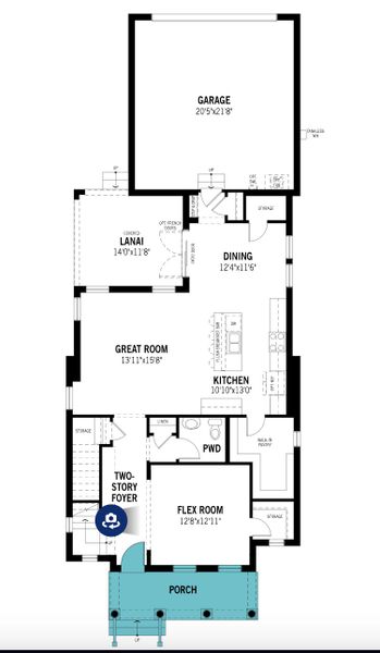 2D floor plan layout for the Heron by Mattamy Homes in Celebration - Island Village, Celebration, FL (Image 4). 2D floor plan layout for the Heron by Mattamy Homes in Celebration - Island Village, Celebration, FL (Image 4).