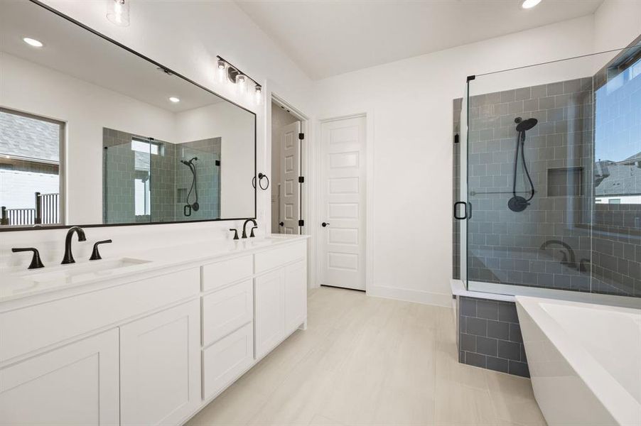 Furnished interior view inside a new home in Parks of Aledo, Aledo (Image 12).