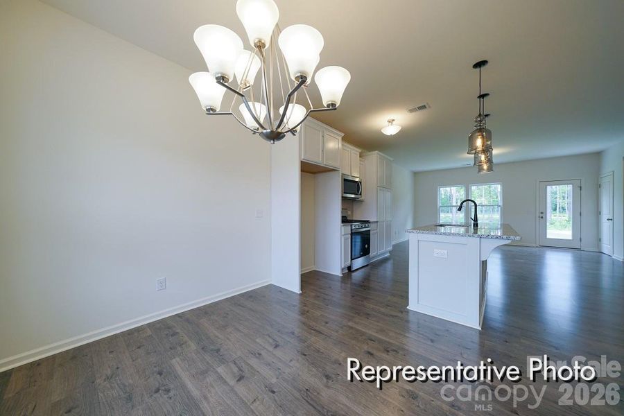 Spacious, unfurnished interior of a new home in Morgan Hills, Albemarle (Image 12).