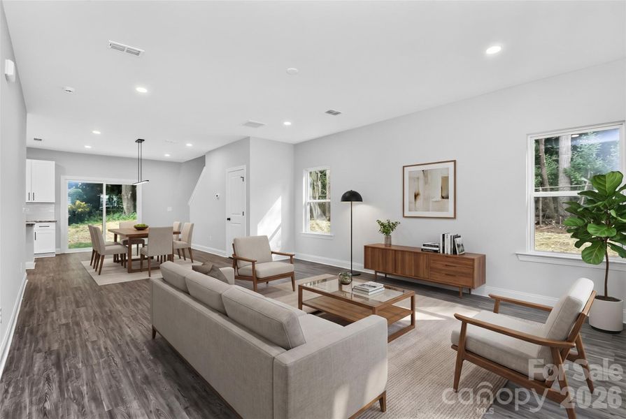 Furnished interior view inside a new home in , Belmont (Image 5).