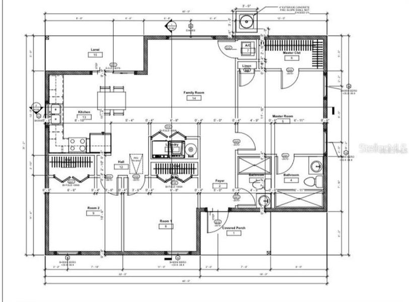 2D floor plan layout of this home in , Lake Panasoffkee, FL (Image 5).