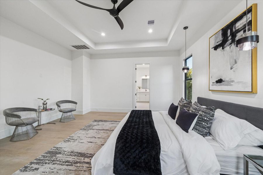 Furnished interior view inside a new home in , Houston (Image 16).