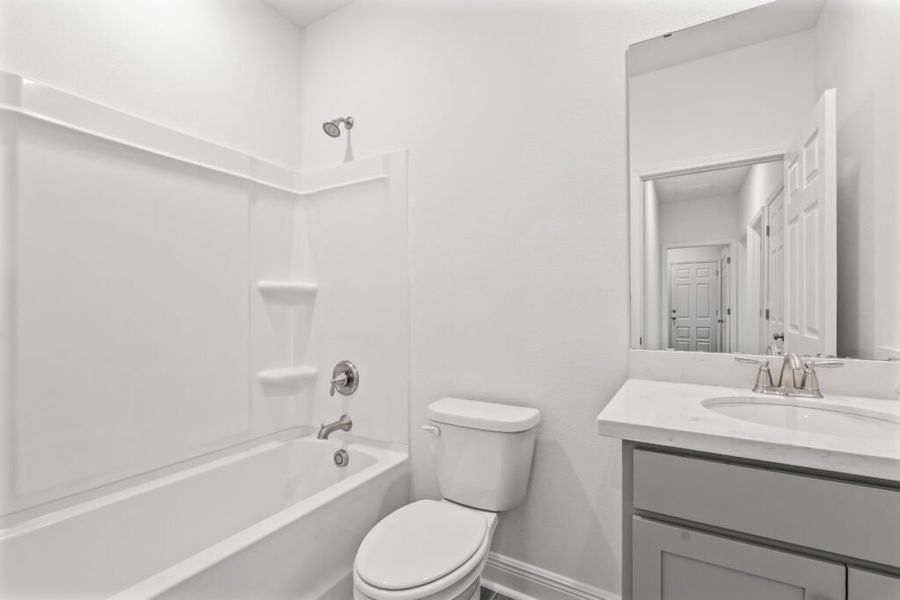 Furnished interior view inside a new home in Natureview, Freeport (Image 5).