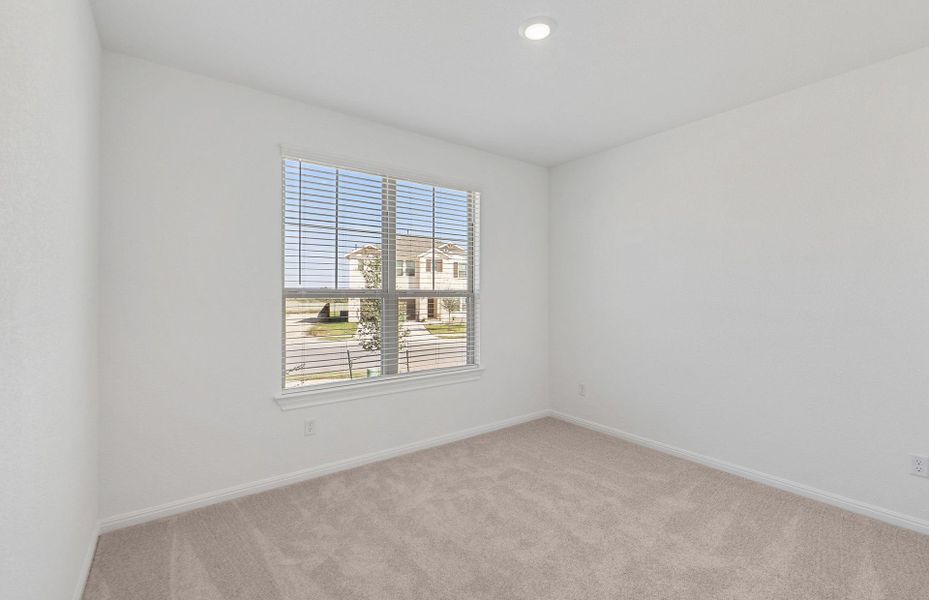 Spacious, unfurnished interior of a new home in Saddleback at Santa Rita Ranch, Liberty Hill (Image 16). Spacious, unfurnished interior of a new home in Saddleback at Santa Rita Ranch, Liberty Hill (Image 16).