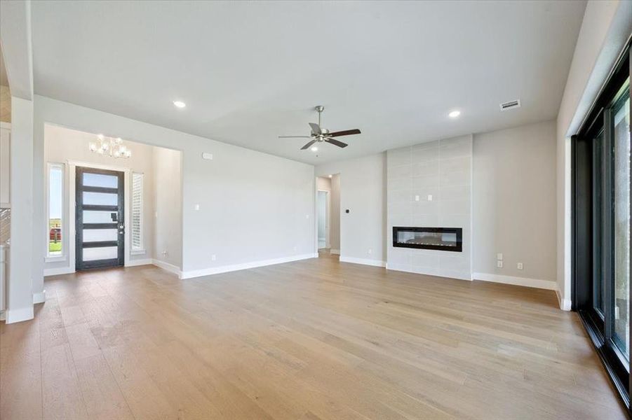 Spacious, unfurnished interior of a new home in Coppenger Place, Godley (Image 31). Spacious, unfurnished interior of a new home in Coppenger Place, Godley (Image 31).