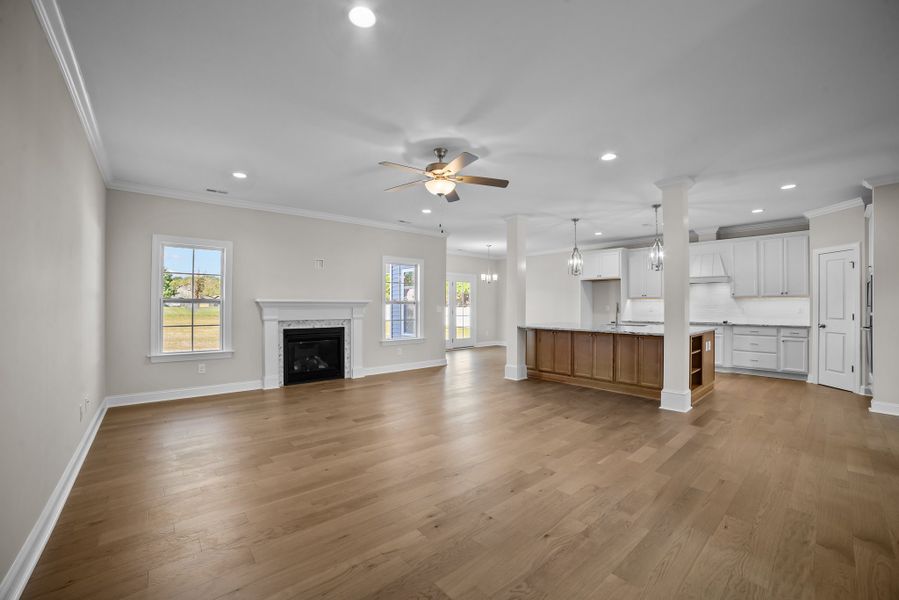 Spacious, unfurnished interior of a new home in Kennedy's Crossing, Grimesland (Image 11). Spacious, unfurnished interior of a new home in Kennedy's Crossing, Grimesland (Image 11).