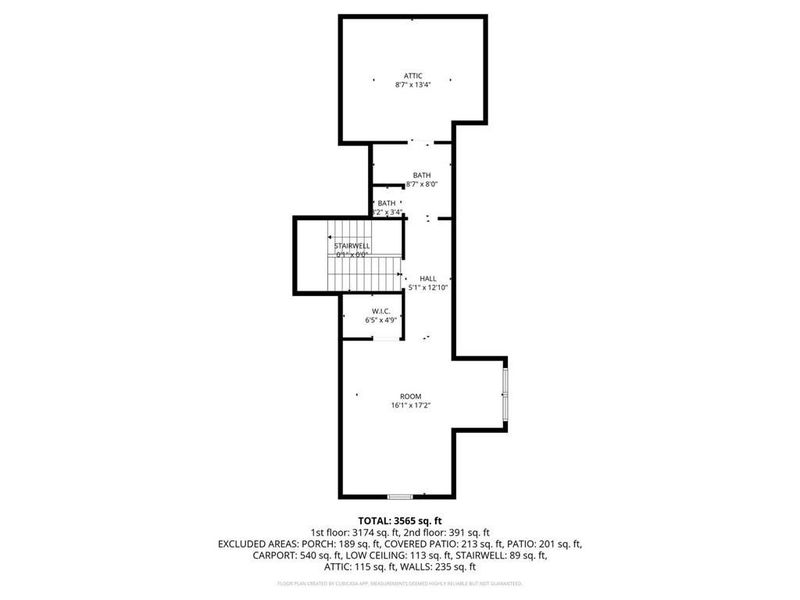 2D floor plan layout of this home in , Lindale, GA (Image 7).