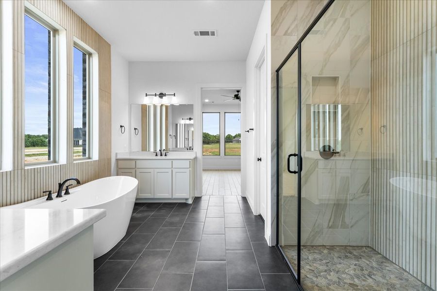 Furnished interior view inside a new home in Spring Valley Ranch, Paradise (Image 15).