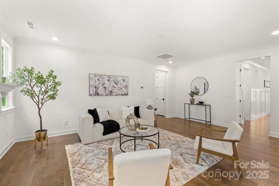 Furnished interior view inside a new home in Crescent Golf, Salisbury (Image 36).