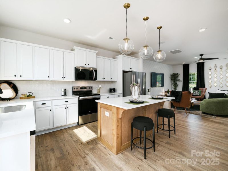 Furnished interior view inside a new home in , Charlotte (Image 9).
