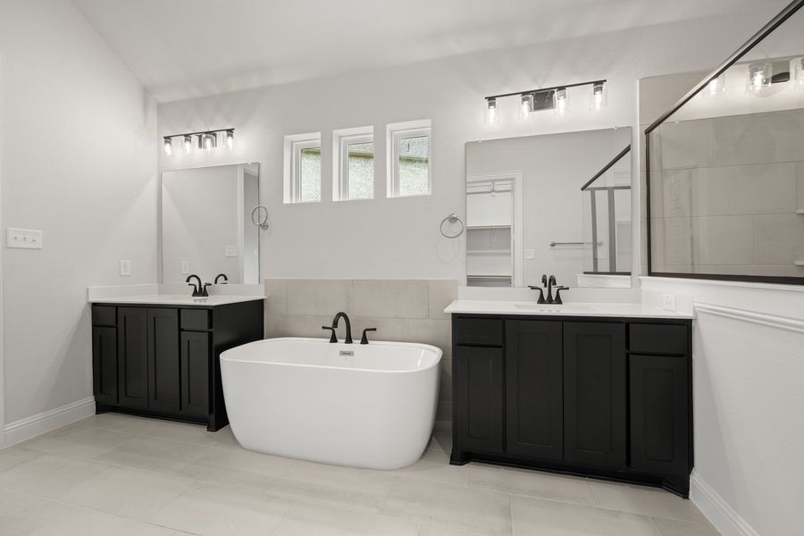 Furnished interior view inside a new home in Hayes Crossing, Midlothian (Image 9).