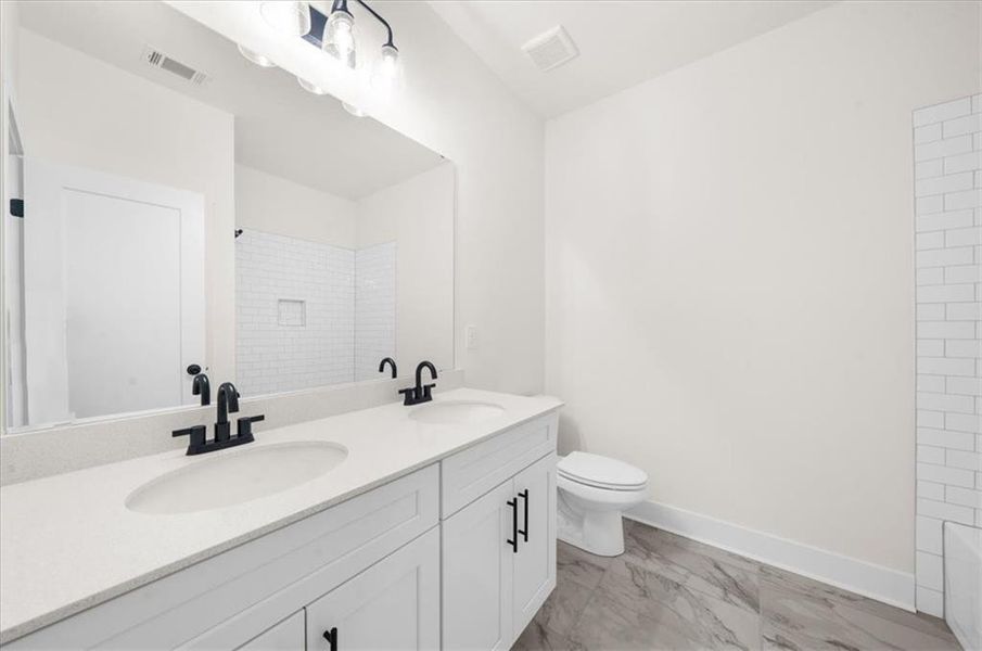 Furnished interior view inside a new home in , Cumming (Image 15).