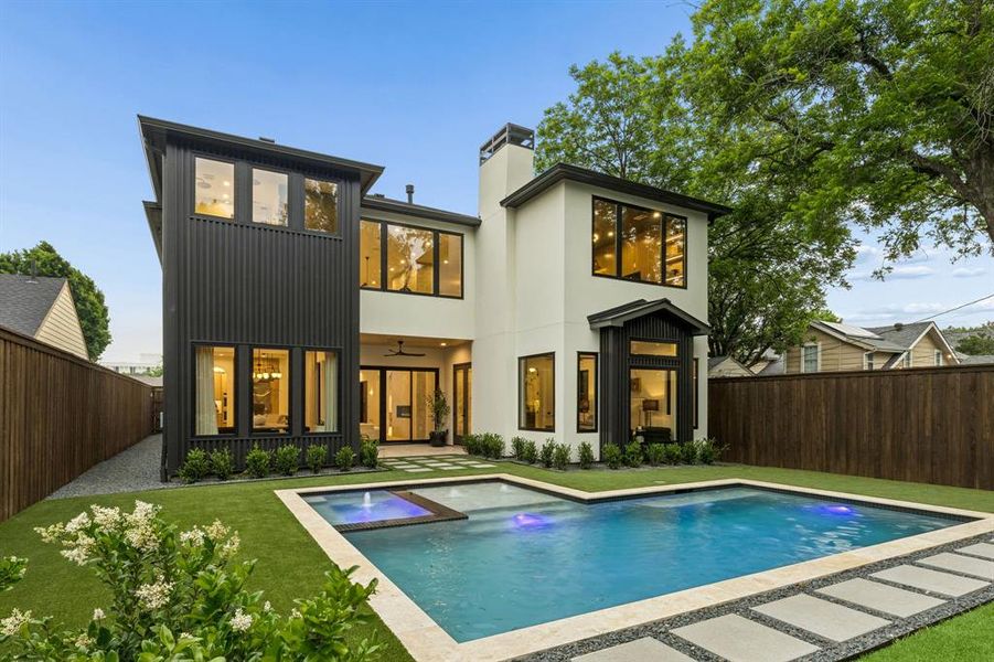 Exterior details and patio area of a home in , Dallas (Image 27).