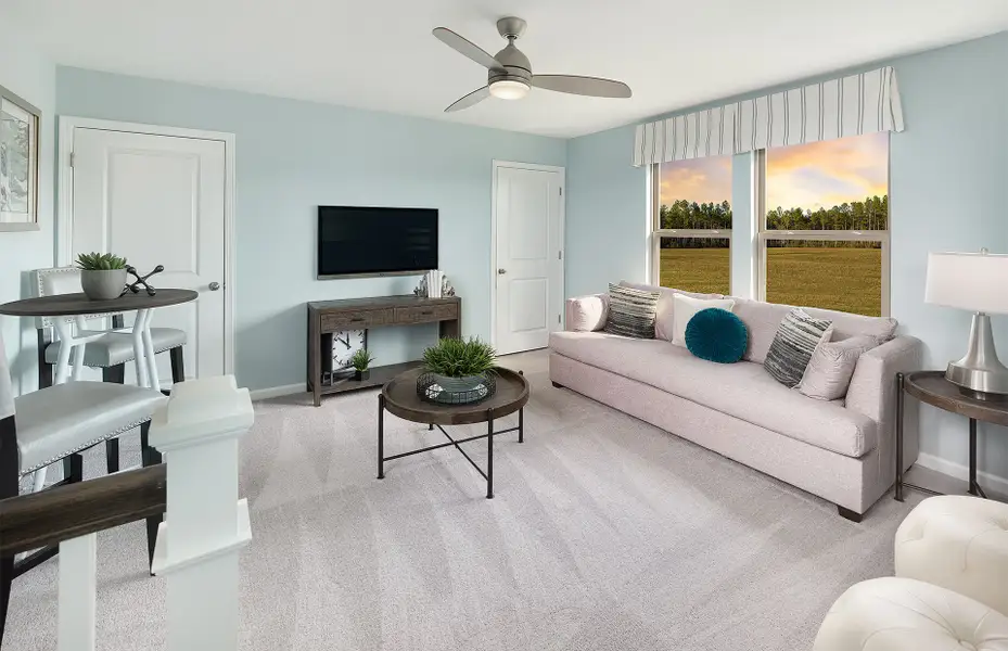 Furnished interior view inside a new home in Sun City Hilton Head, Bluffton (Image 10).