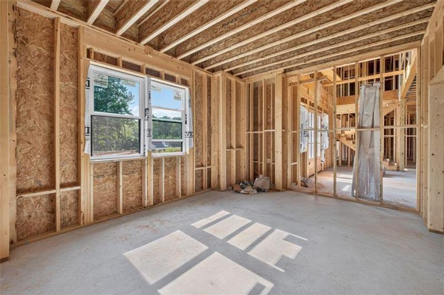 In-progress construction of a new home in , Monticello, GA (Image 32).