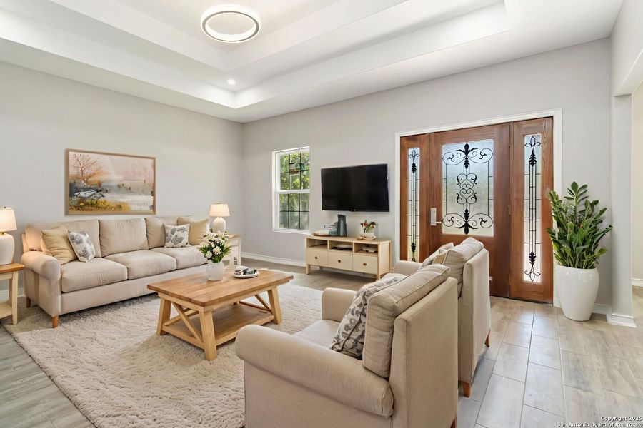 Furnished interior view inside a new home in , San Antonio (Image 10). Furnished interior view inside a new home in , San Antonio (Image 10).