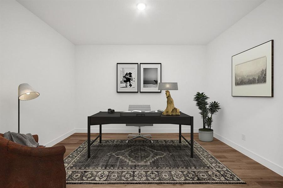 Furnished interior view inside a new home in Wellington, Haslet (Image 10).