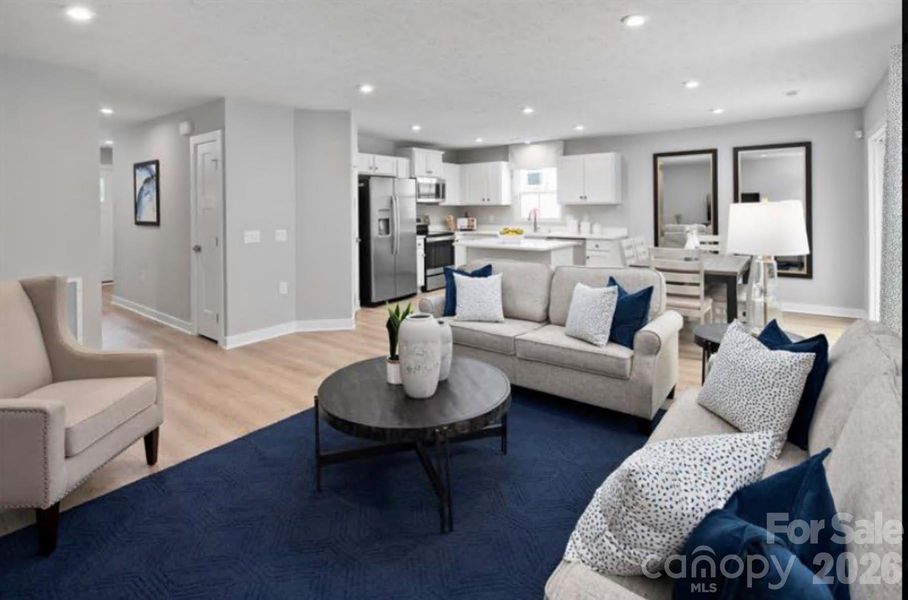 Furnished interior view inside a new home in Basildon, Lancaster (Image 4).