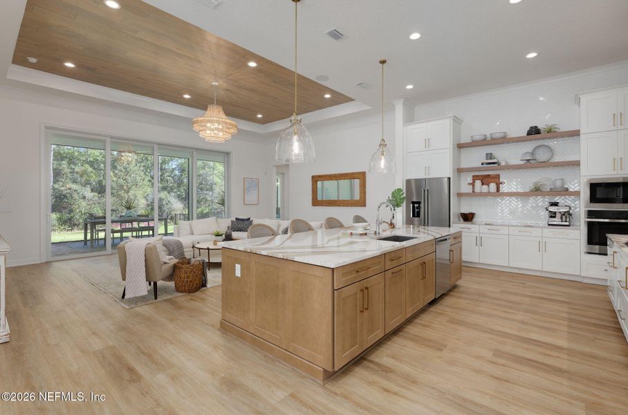 Furnished interior view inside a new home in Nocatee, Ponte Vedra (Image 9).