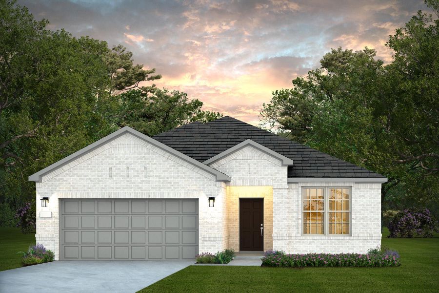 Front exterior of a home in the Nopal Valley community, located in San Antonio, TX (Image 11).