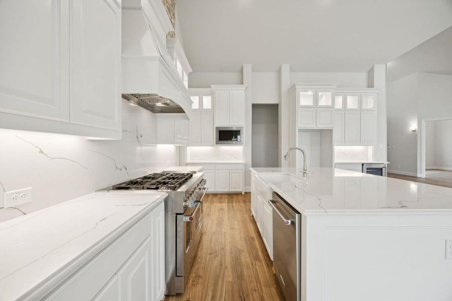Representative furnished interior of a home built from the Grand Maison III by Grand Homes in Kings Crossing, Parker (Image 6).
