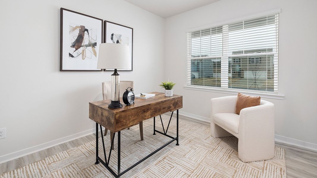 Furnished interior view inside a new home in Rydele Heights, Asheville (Image 15).