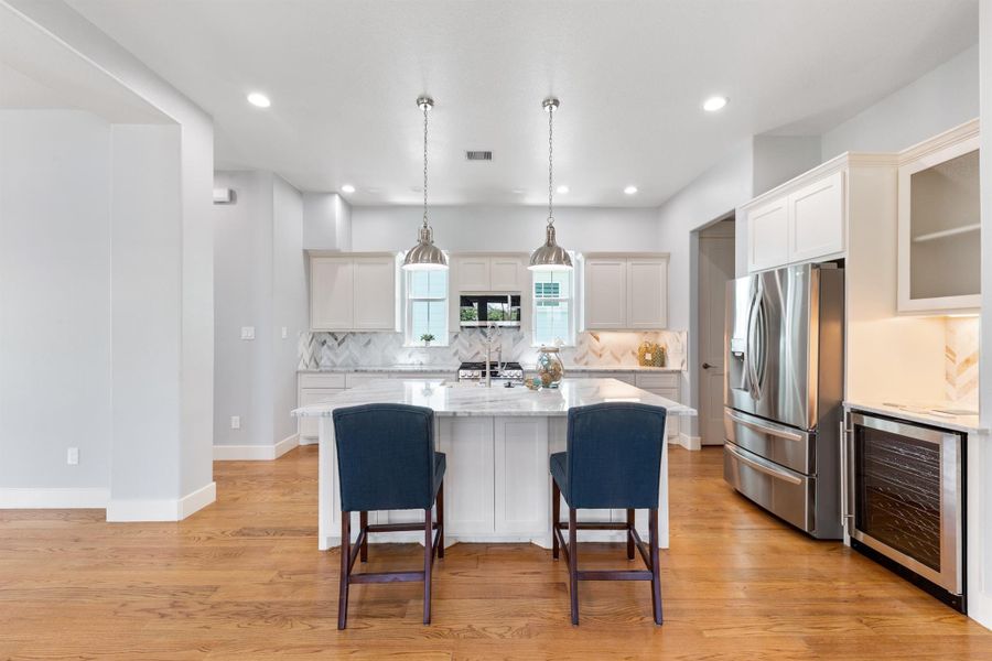 Furnished interior view inside a new home in , Galveston (Image 8).