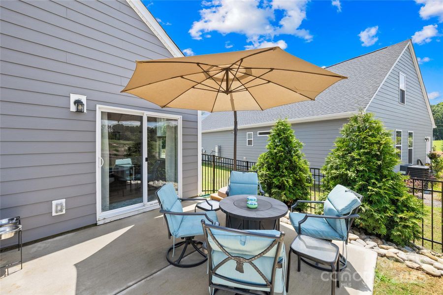 Front exterior of a new home in Villas at Sherrills Ford, Terrell, NC, highlighting curb appeal (Image 1).