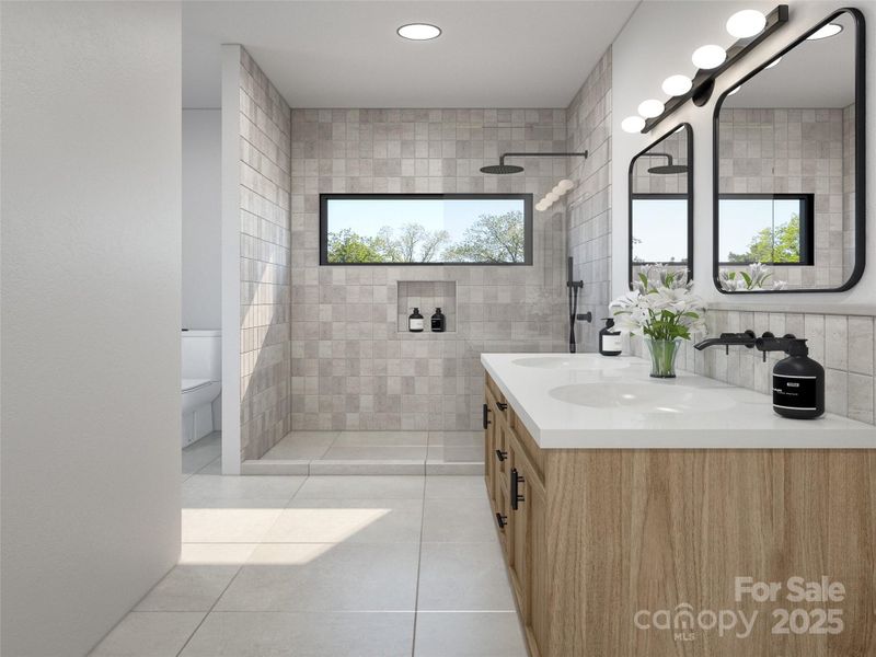 Furnished interior view inside a new home in , Waynesville (Image 6).