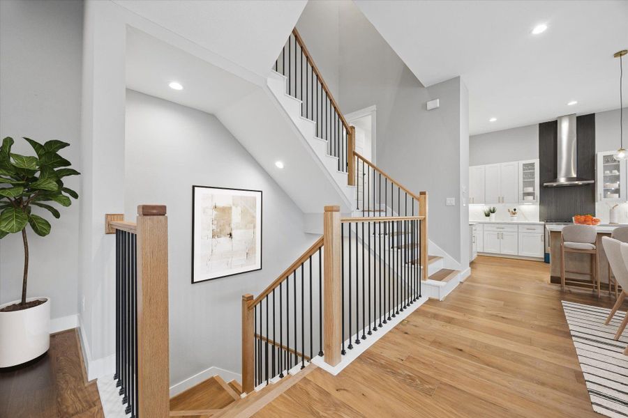 Furnished interior view inside a new home in , Houston (Image 24).