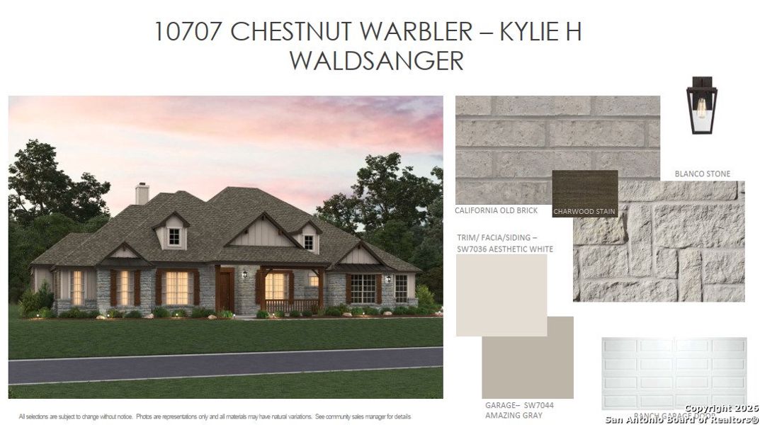 Sample of building materials used in homes in Waldsanger, New Braunfels (Image 7).