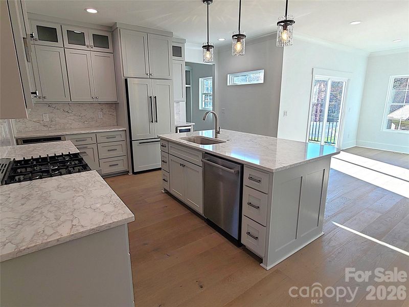 Furnished interior view inside a new home in , Hickory (Image 13).