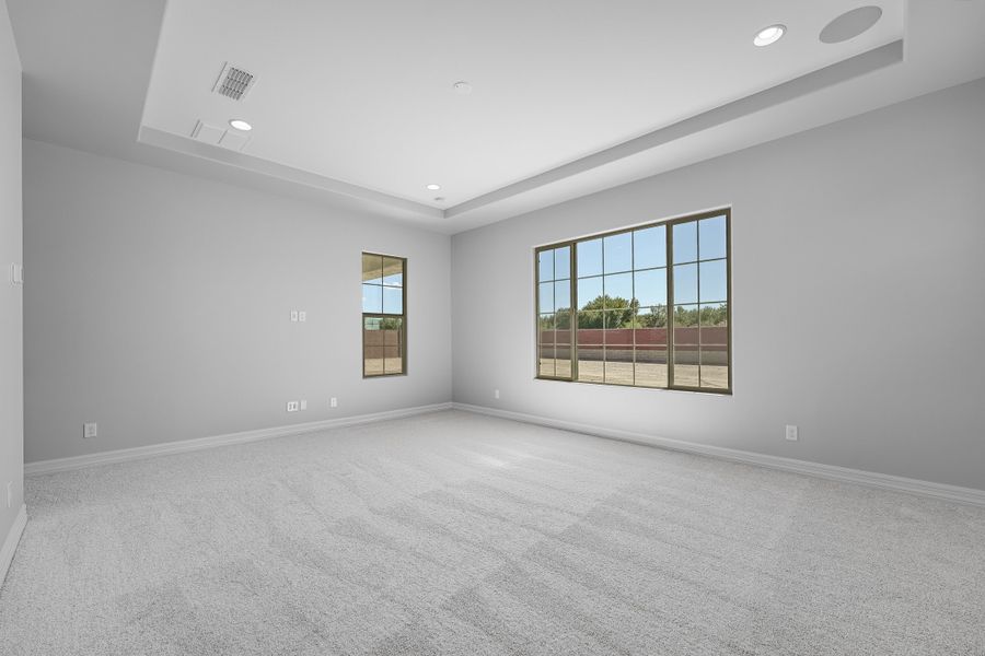 Spacious, unfurnished interior of a new home in Ellsworth Ranch, Queen Creek (Image 21). Spacious, unfurnished interior of a new home in Ellsworth Ranch, Queen Creek (Image 21).
