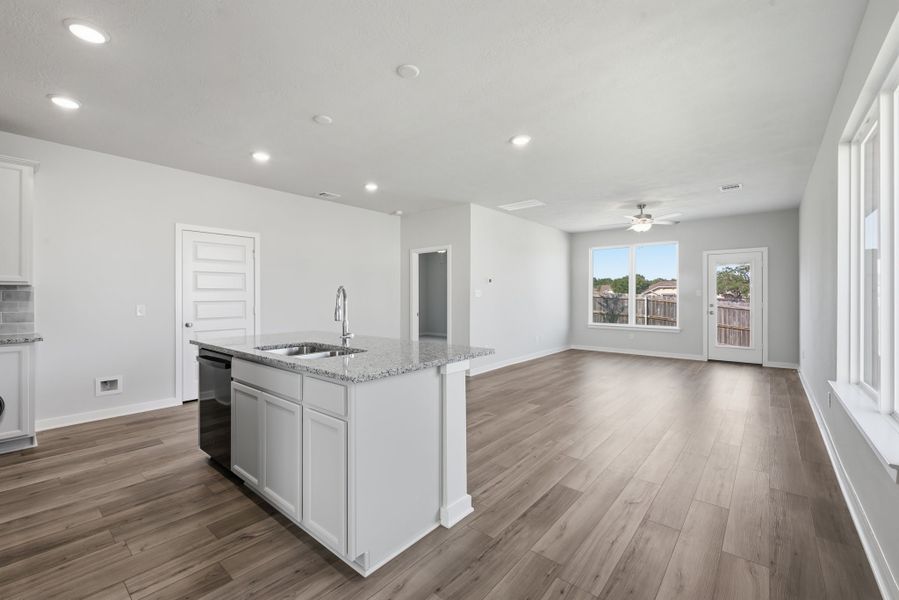 Furnished interior view inside a new home in Heartland at Creek Meadows, College Station (Image 3).