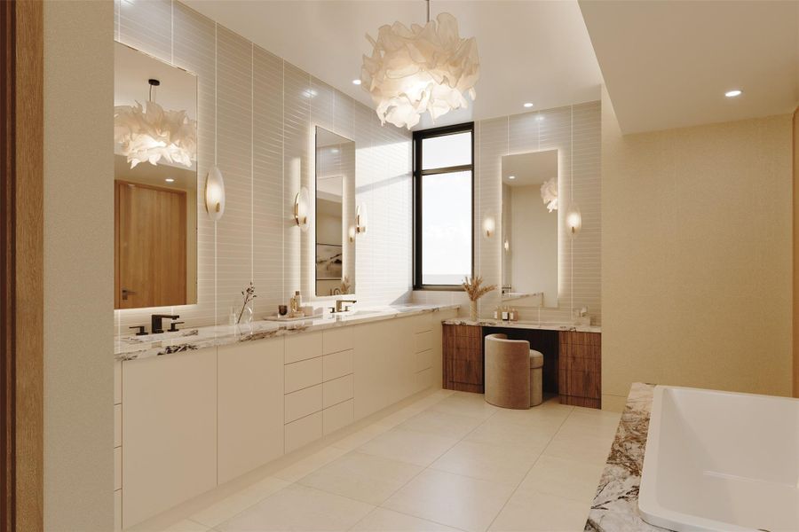 Rendering of residence, actual finishes may vary