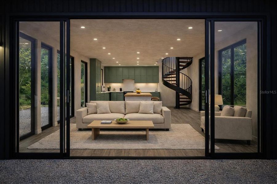 Furnished interior view inside a new home in , Georgetown (Image 7).