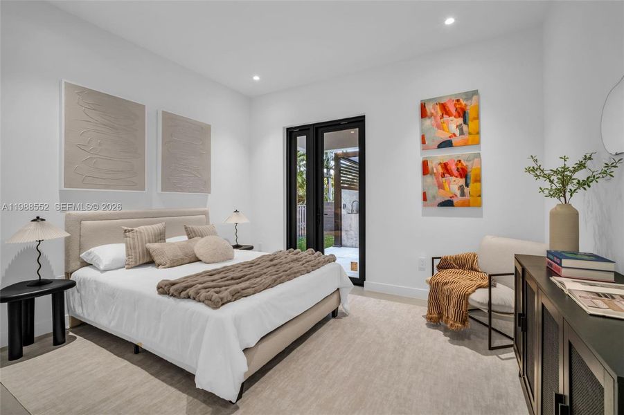 Furnished interior view inside a new home in , Miami Shores (Image 43).