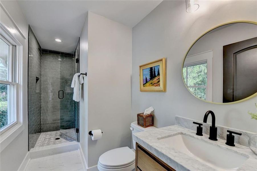 Furnished interior view inside a new home in , Atlanta (Image 29).